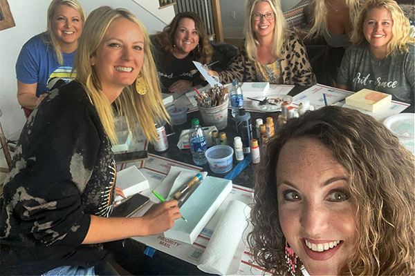 Resin art chill vibes